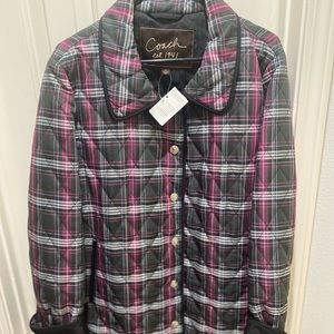Coach quilted jacket